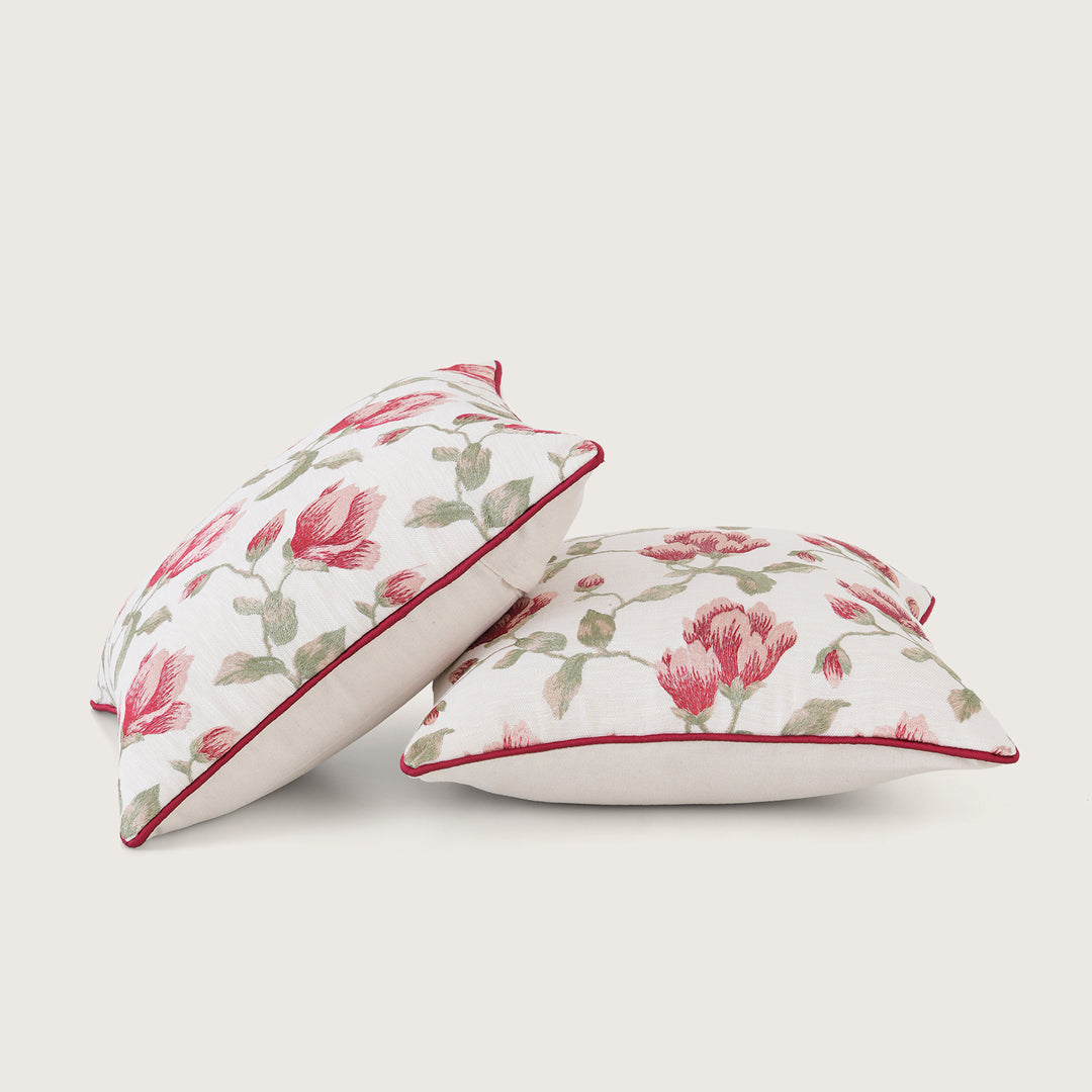 Vintage Botanical Vine Cushion Cover - Set of 2