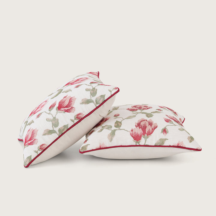 Vintage Botanical Vine Cushion Cover - Set of 2