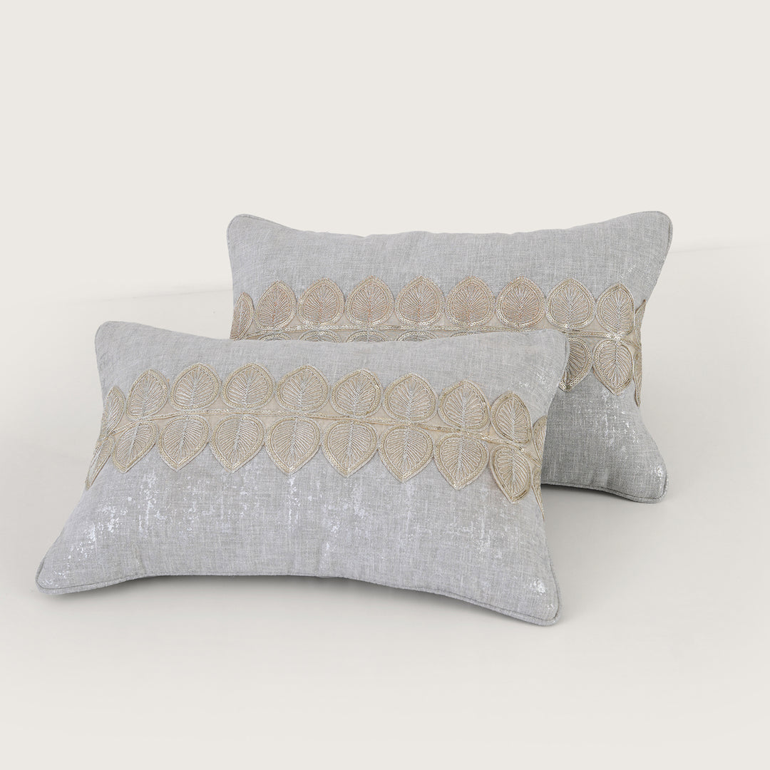 The Gilded Leaf Cushion Cover - Set of 2