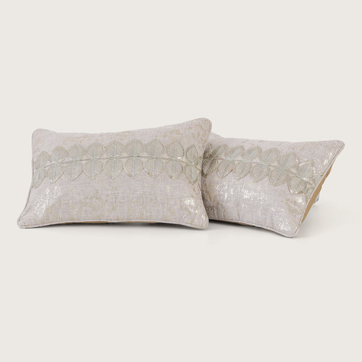 The Gilded Leaf Cushion Cover - Set of 2