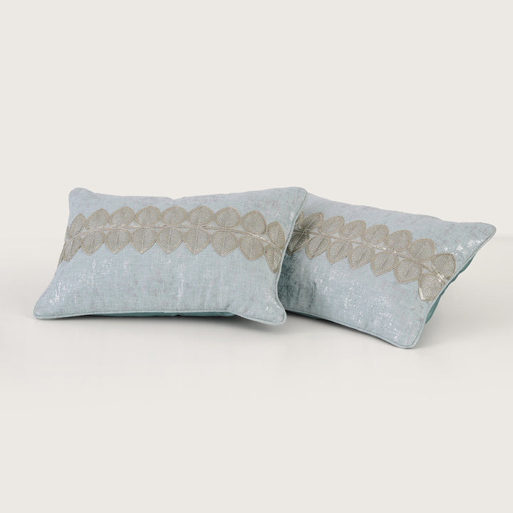The Gilded Leaf Cushion Cover - Set of 2