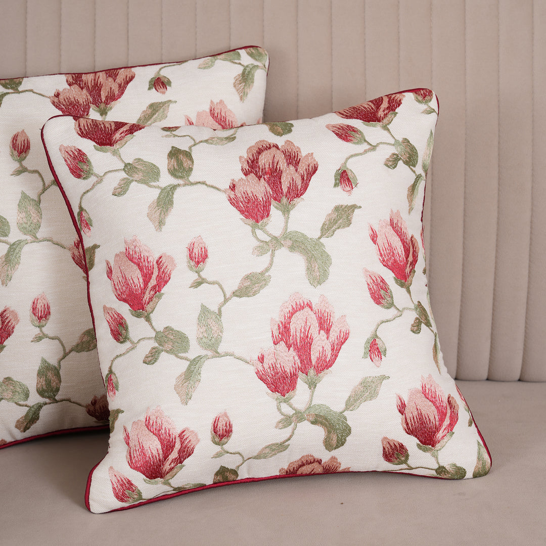Vintage Botanical Vine Cushion Cover - Set of 2