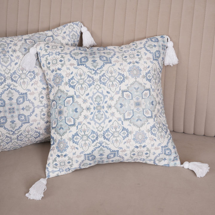 Boho Medallion Tassel Cushion Cover Set of 2