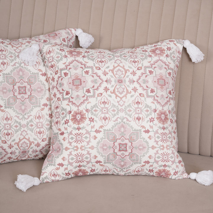 Boho Medallion Tassel Cushion Cover Set of 2