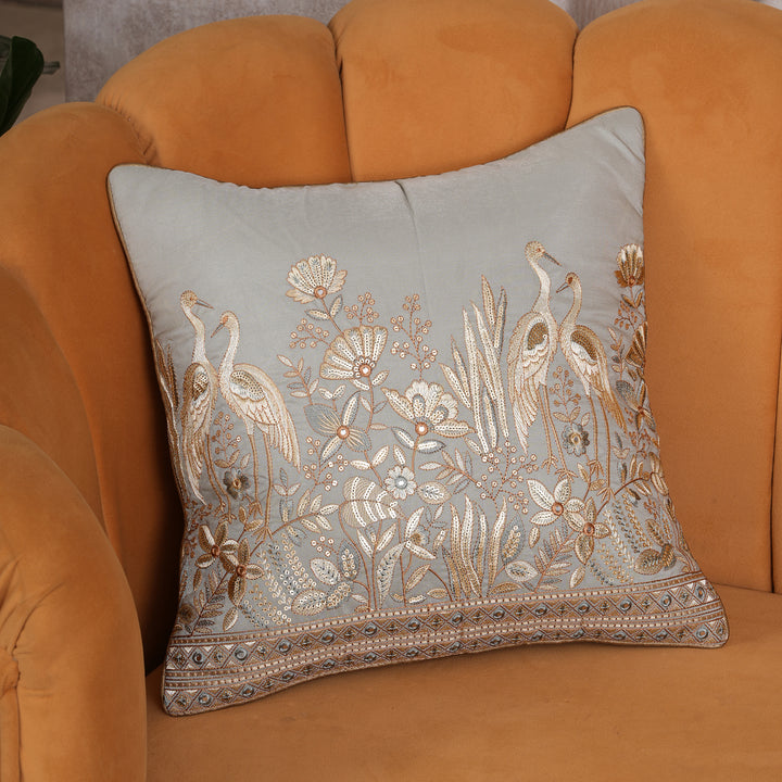 Flora & Feathers Cushion Cover