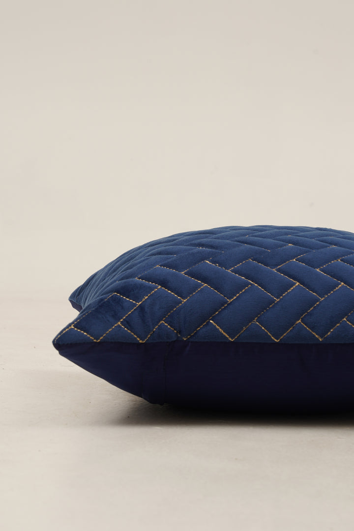Quad Cushion Cover 16 x16. Set of 2 (Blue)