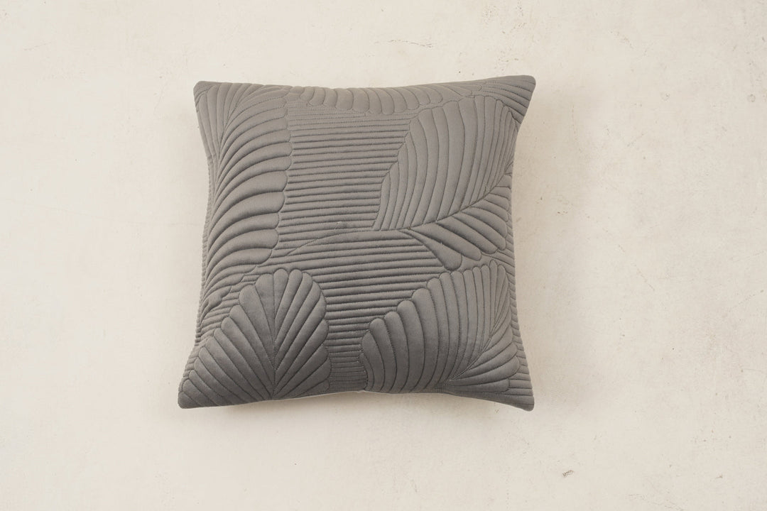 Meridian Cushion Cover 16 x 16. Set of 2 (Grey)