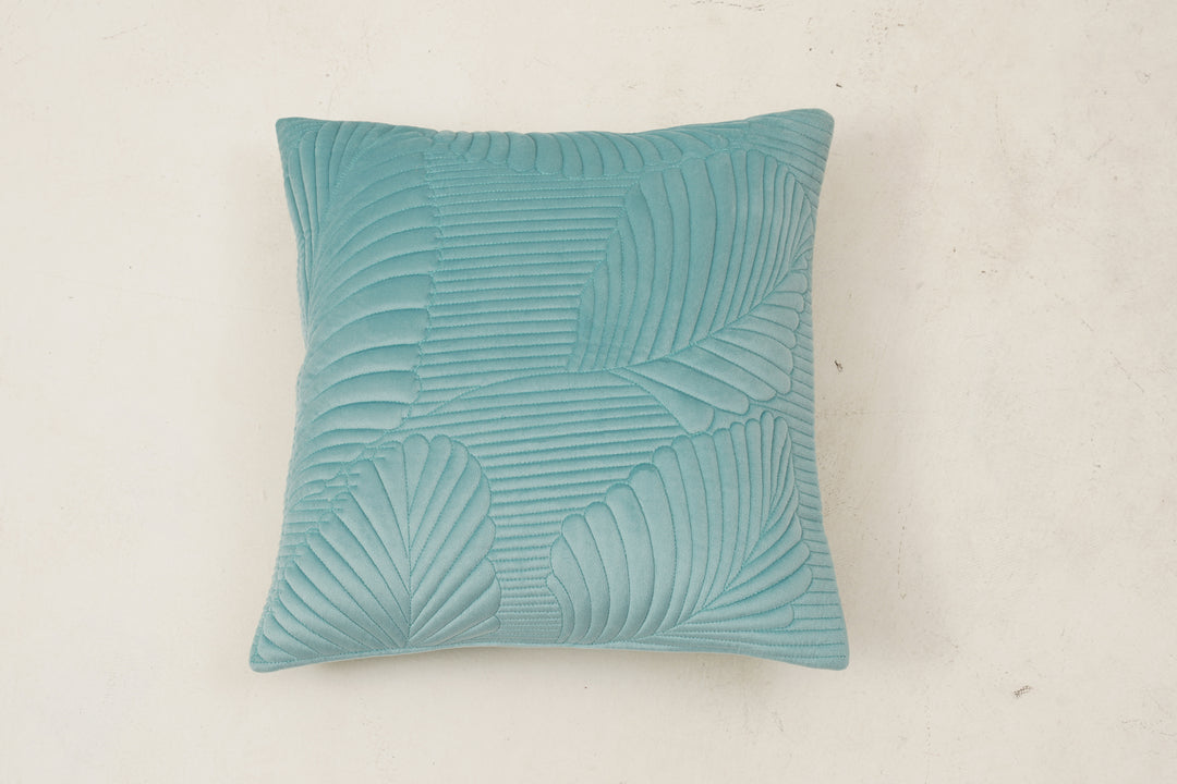 Meridian Cushion Cover 16 x 16. Set of 2 (Aqua)