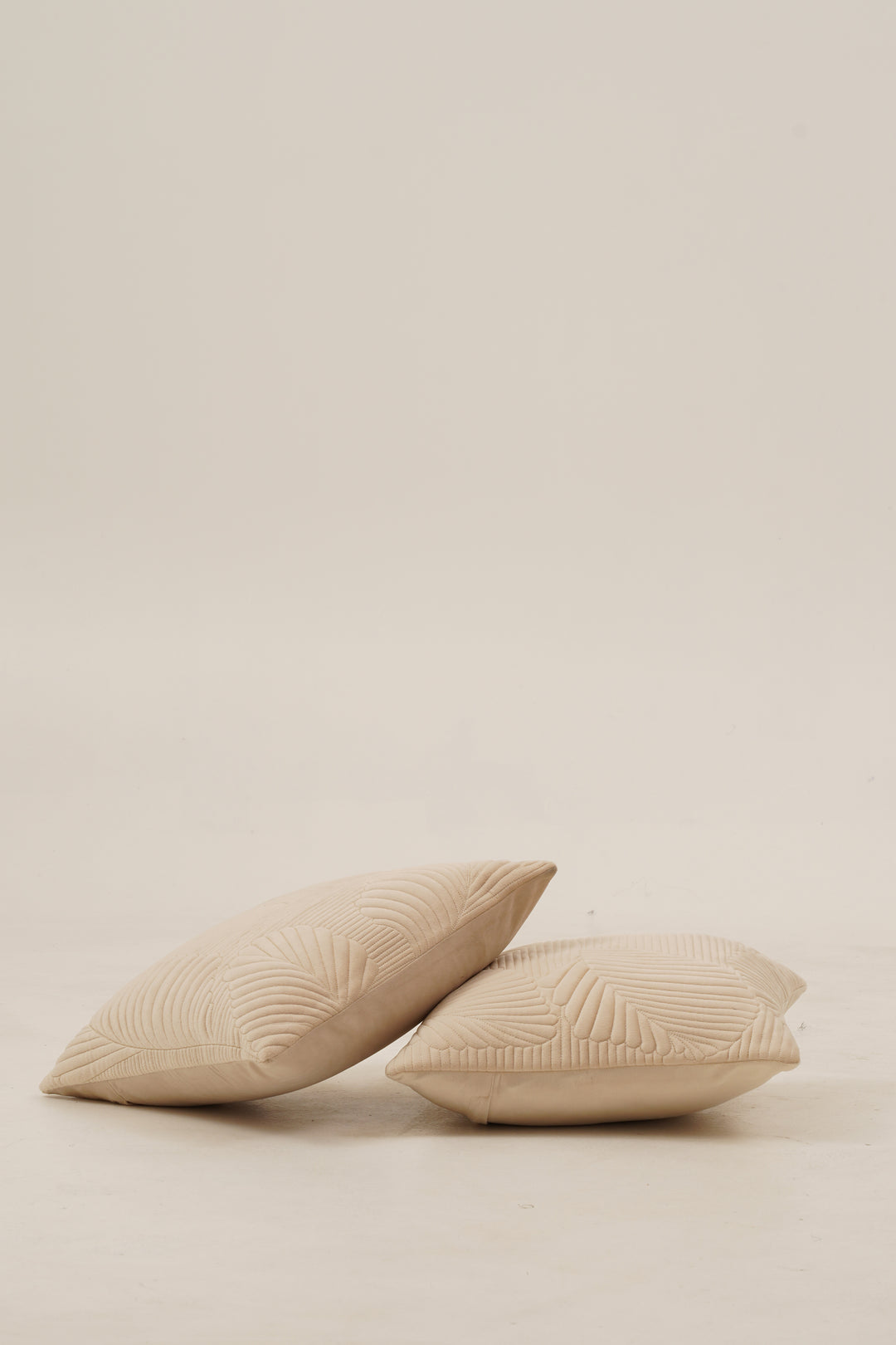 Meridian Cushion Cover 16 x 16. Set of 2 (Beige)