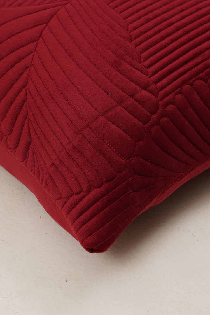 Meridian Cushion Cover 16 x 16. Set of 2 (Red)