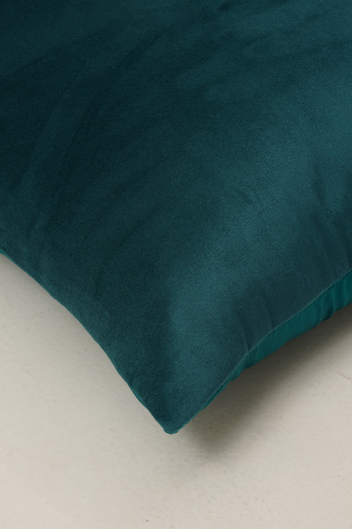 Essential Velvet Set of 5 Cushion Cover 16 x 16 (Teal)