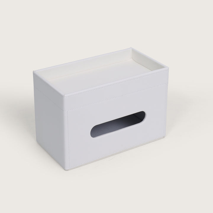 Tissue Box Stand - White