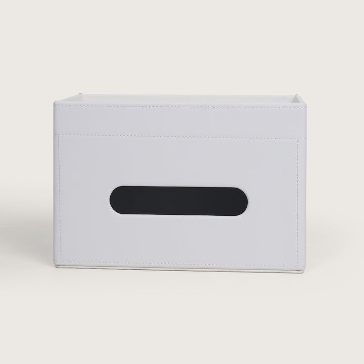 Tissue Box Stand - White