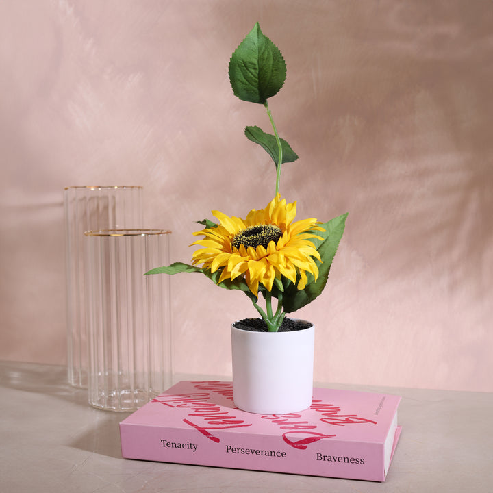 Sunflower Artificial Potted Plant