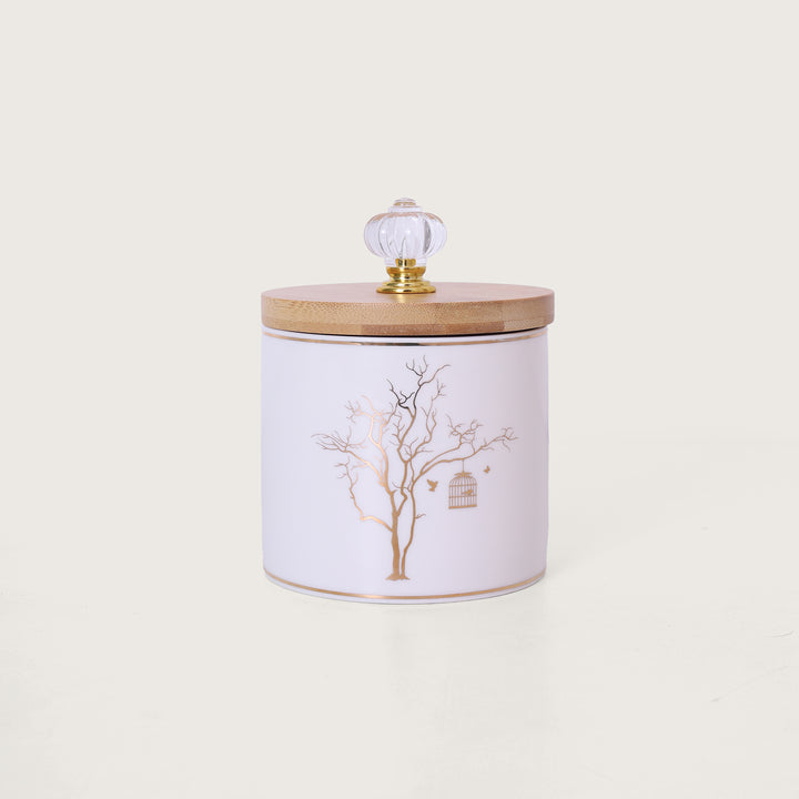 Golden Tree Designed Jar Set of 2