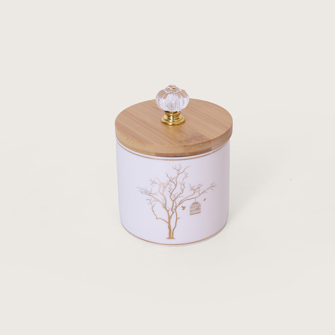 Golden Tree Designed Jar Set of 2