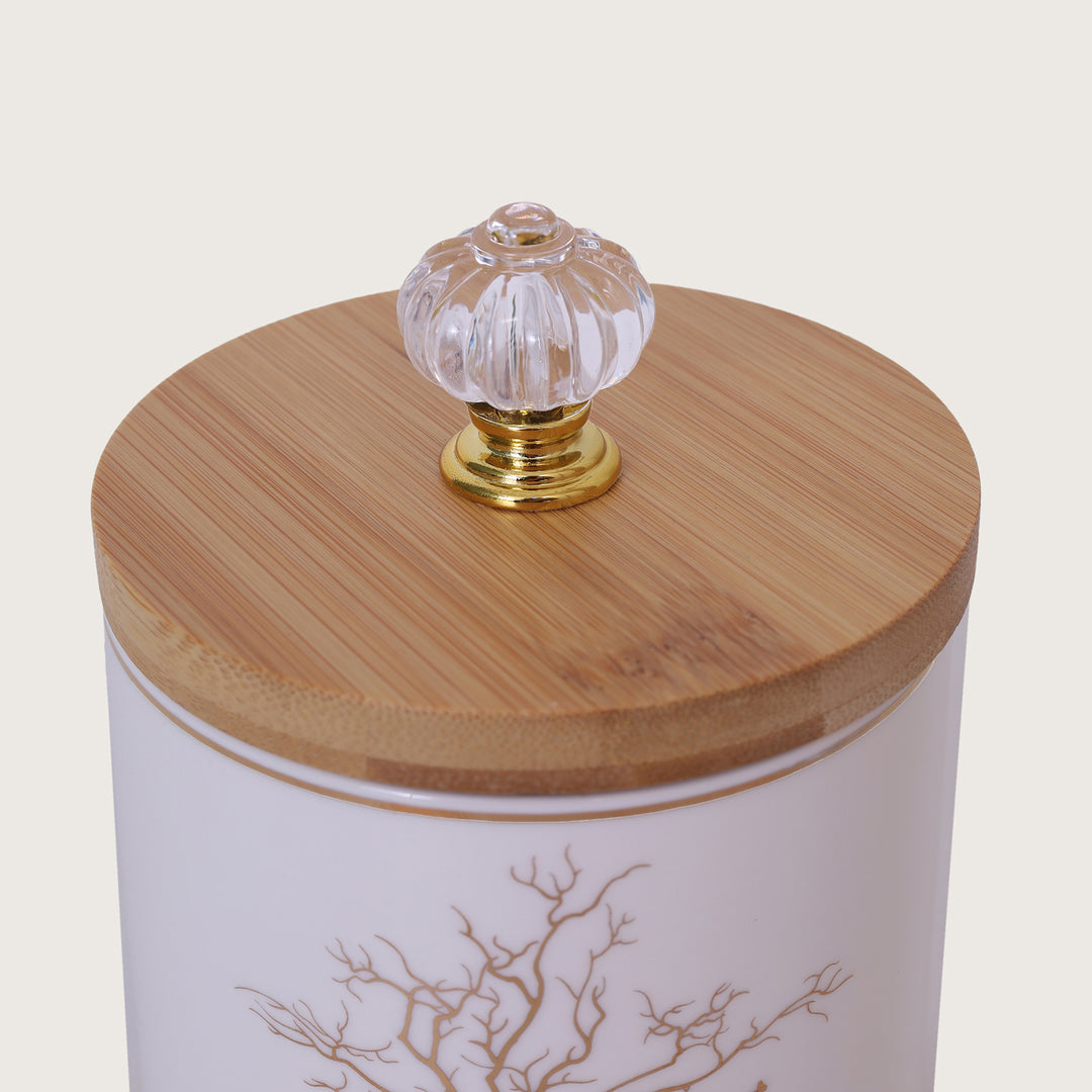 Golden Tree Designed Jar Set of 2