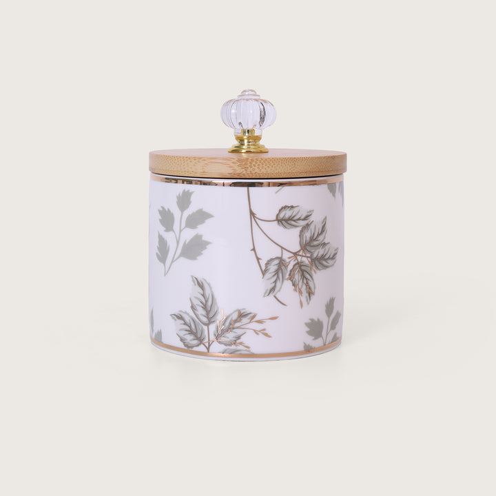 Leaves Designed Jar Set of 2