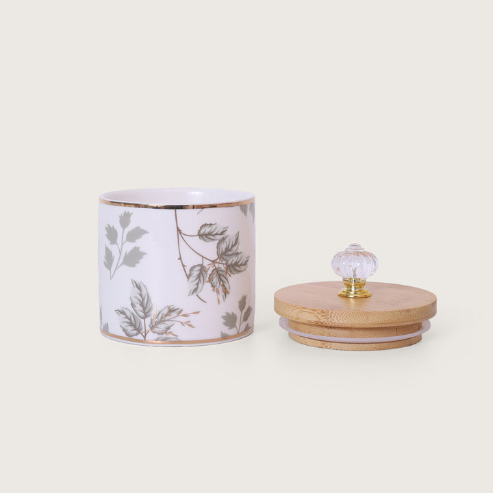 Leaves Designed Jar Set of 2