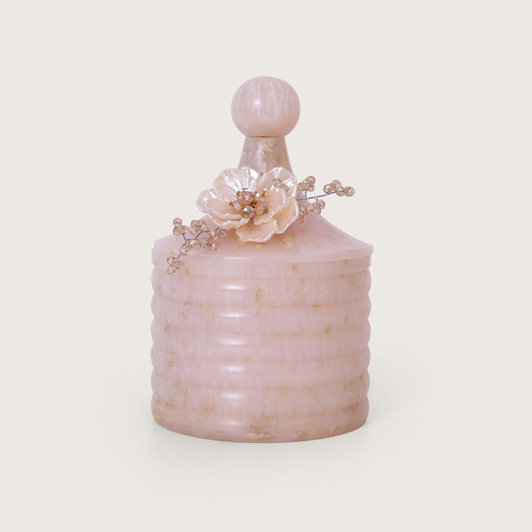 Pearl Flower Shade Jar Set of 4