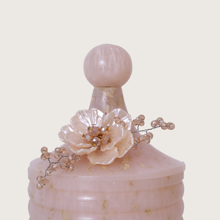 Pearl Flower Shade Jar Set of 4