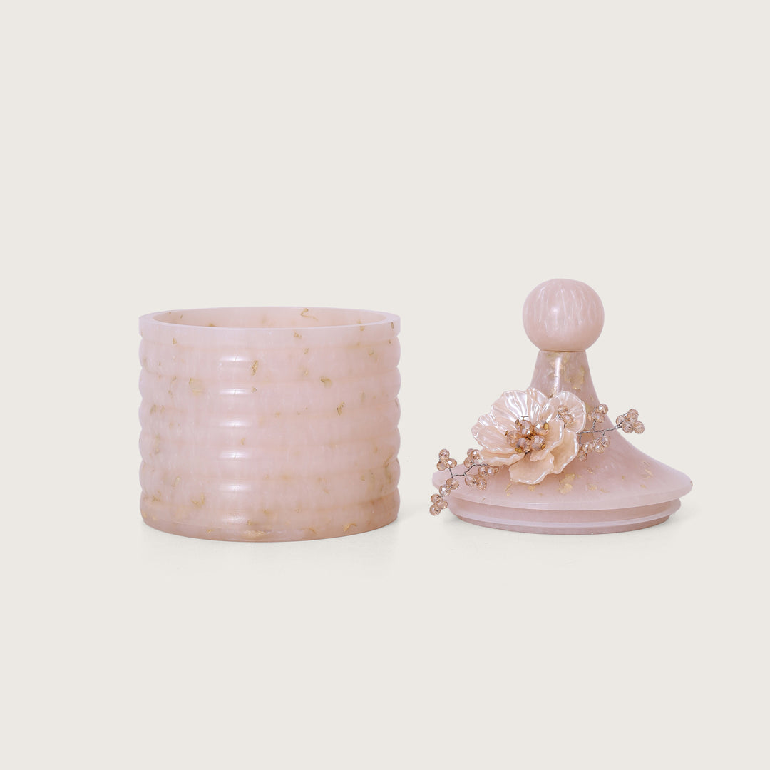 Pearl Flower Shade Jar Set of 4