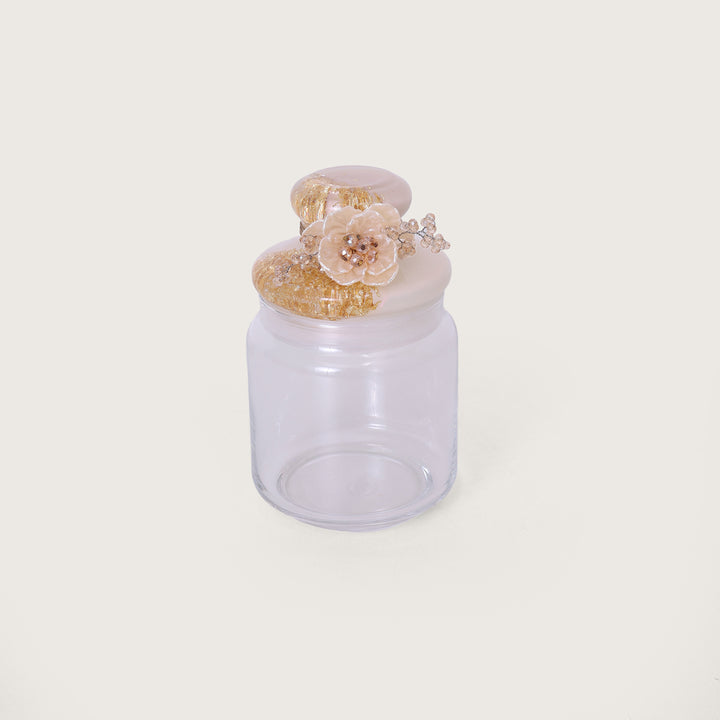 Pearl Flower Shade Jar Set of 2