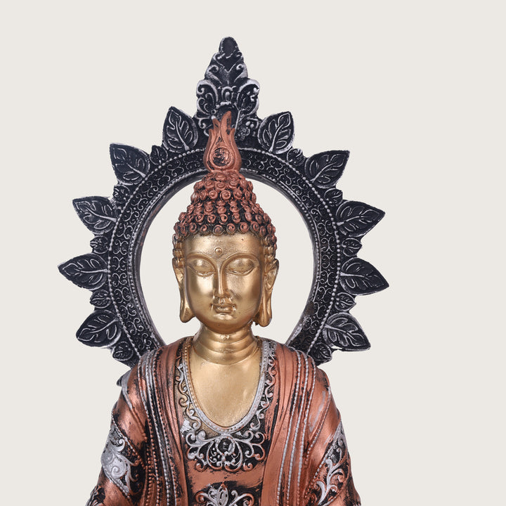 Serenity Chakra Buddha Gold Idol - Small