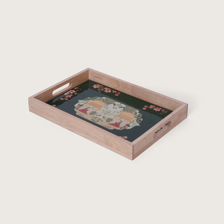 Floral Heritage Tray - Large