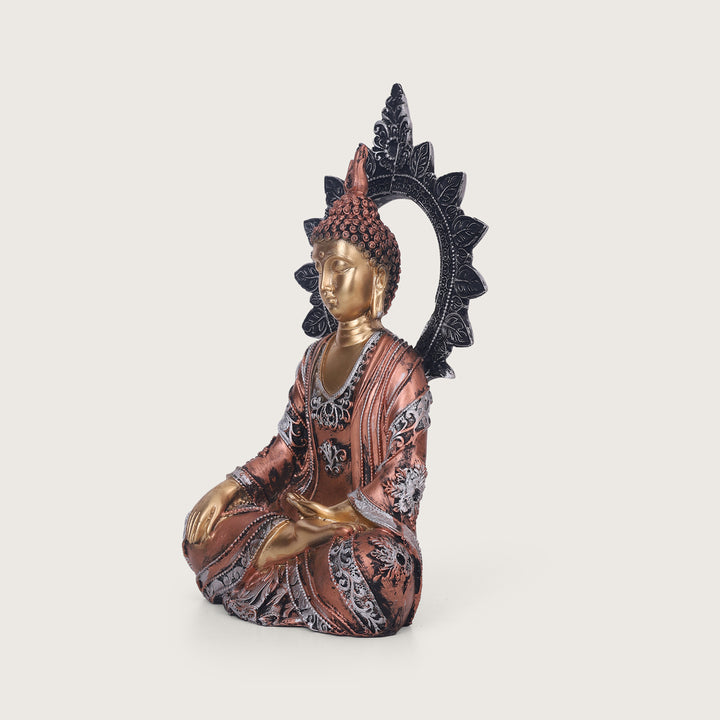 Serenity Chakra Buddha Gold Idol - Small