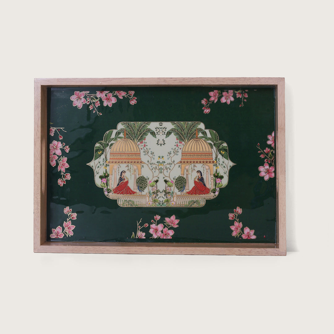 Floral Heritage Tray - Large