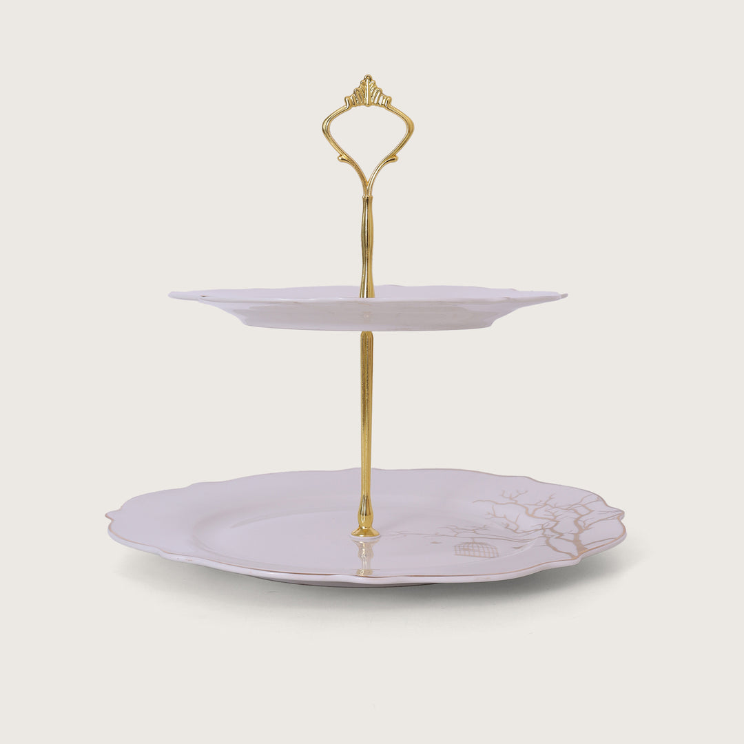 Tree Designed 2 Tier Stand - Platter