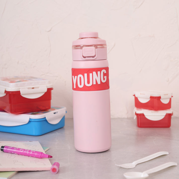 Young Shipper Stainless Steel Bottle - Pink