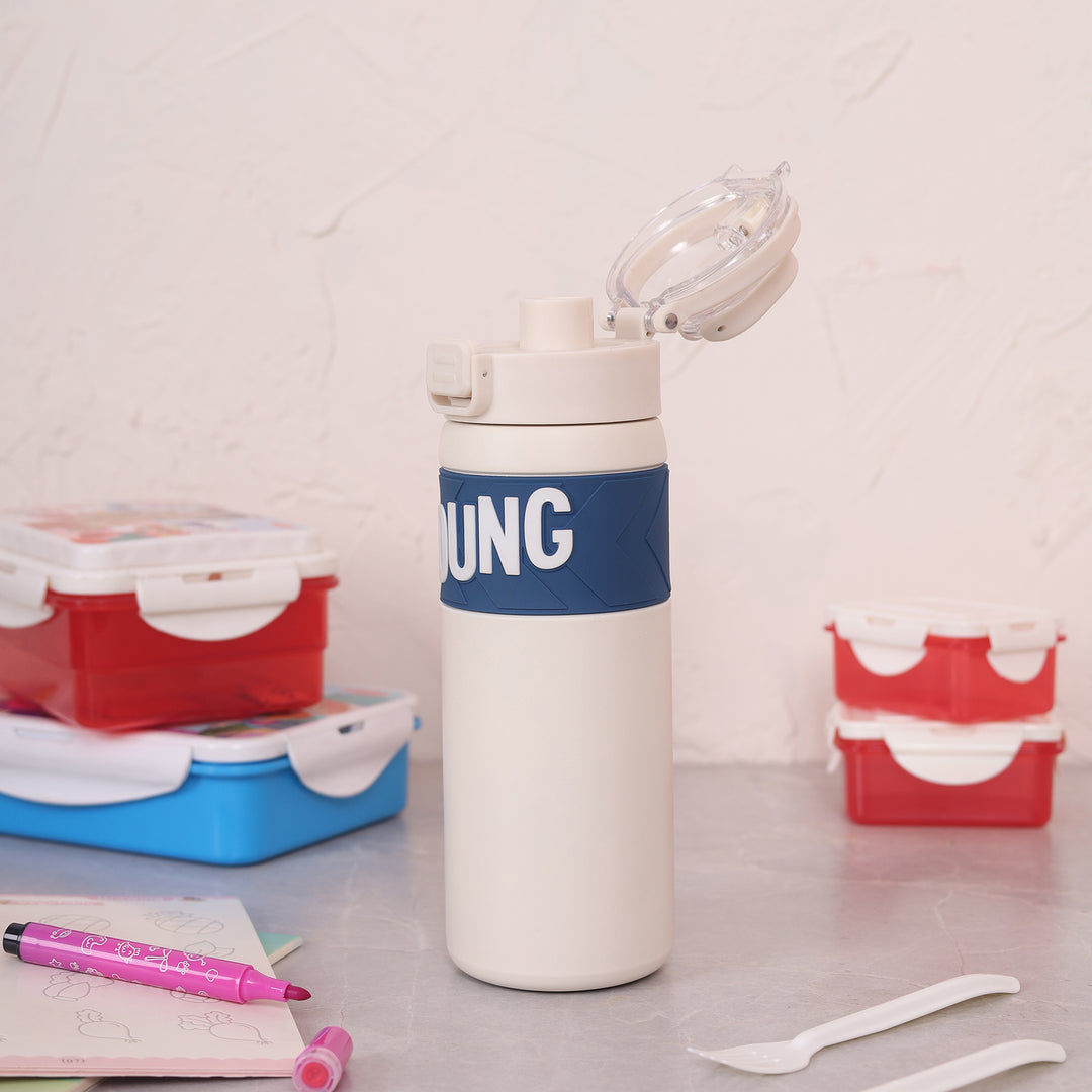 Young Sipper Stainless Steel Bottle - Off White