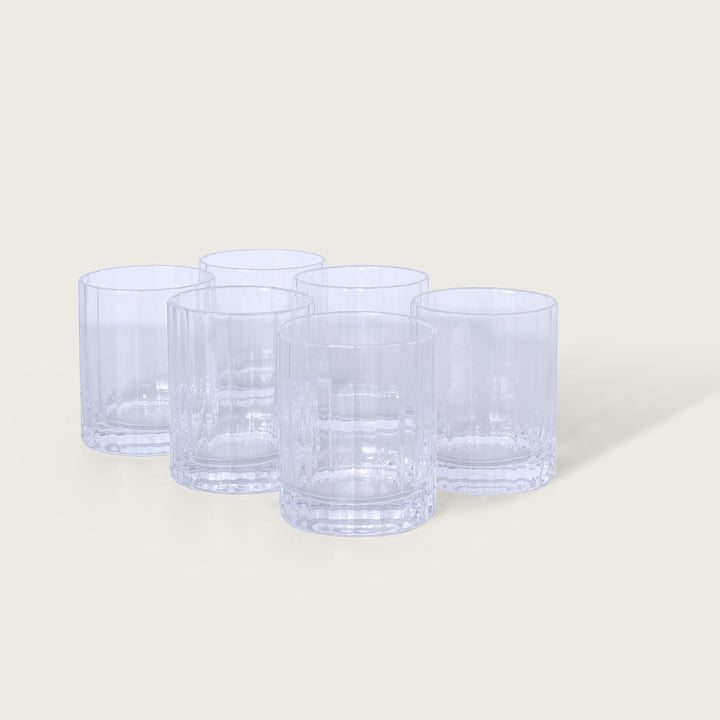 Crystal Dispenser With Glass Set of 6