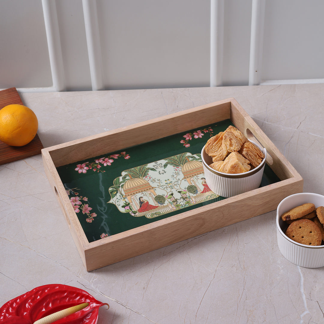 Floral Heritage Tray - Large