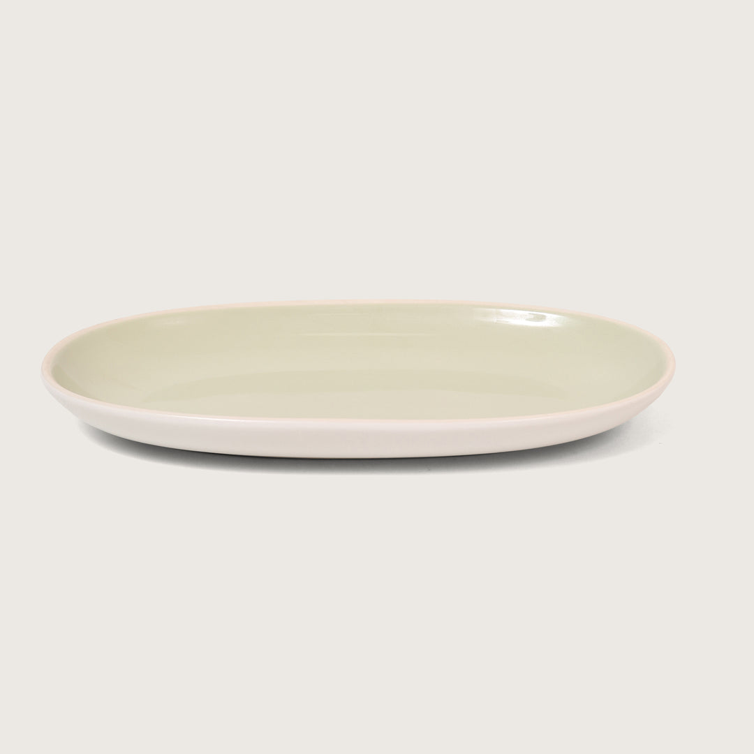 Cottage Oval Platter Sage Green