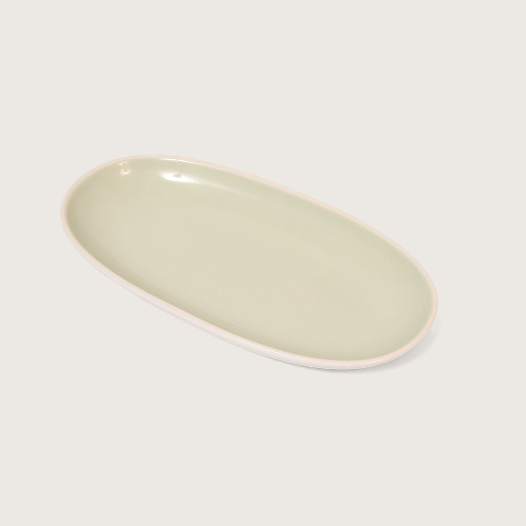 Cottage Oval Platter Sage Green