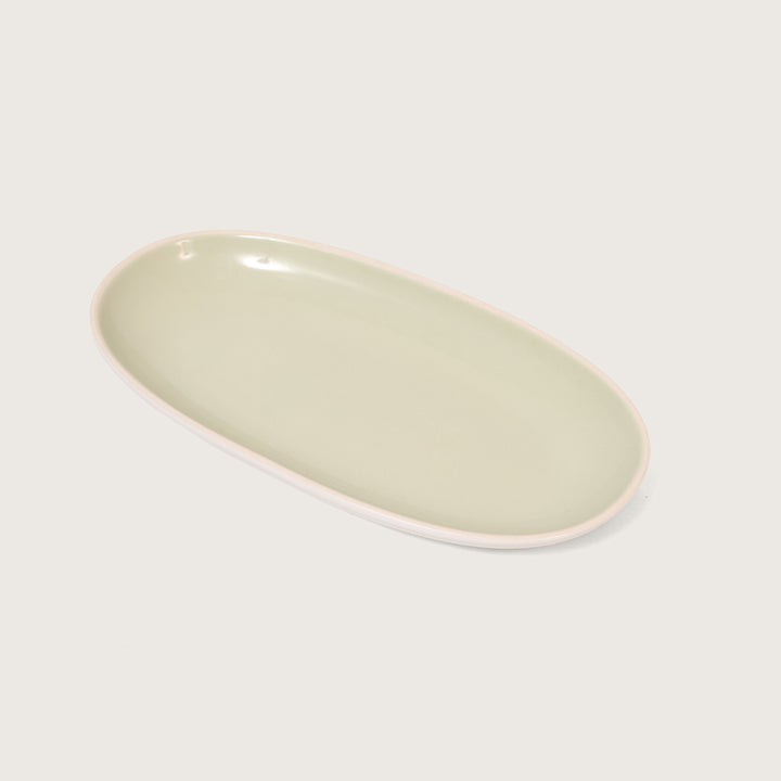 Cottage Oval Platter Sage Green