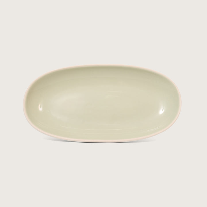 Cottage Oval Platter Sage Green