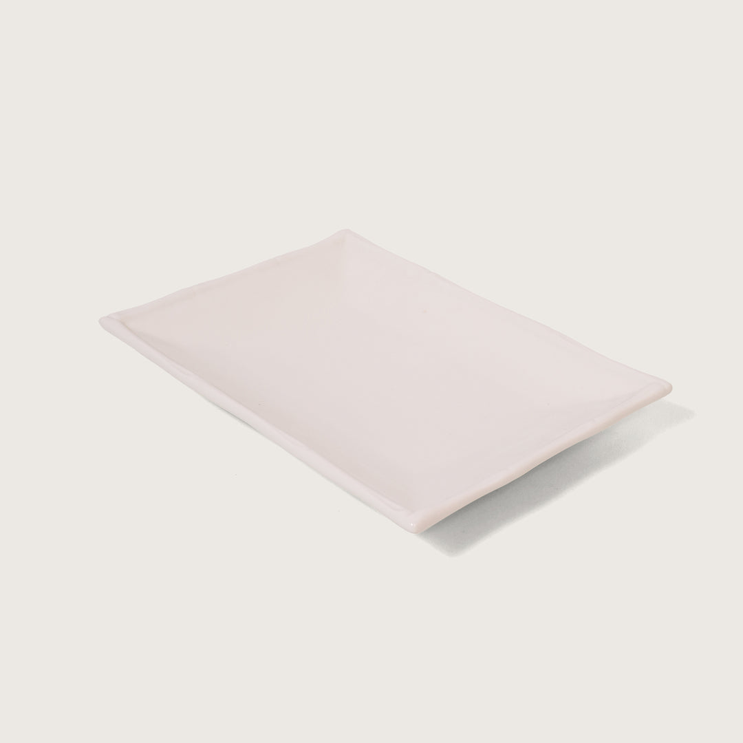 Essentials White Serving Platter Rectangular 11 Inch