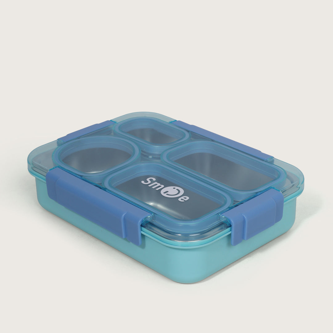 Airtight Square Lunch Box 27x20 CM - Blue