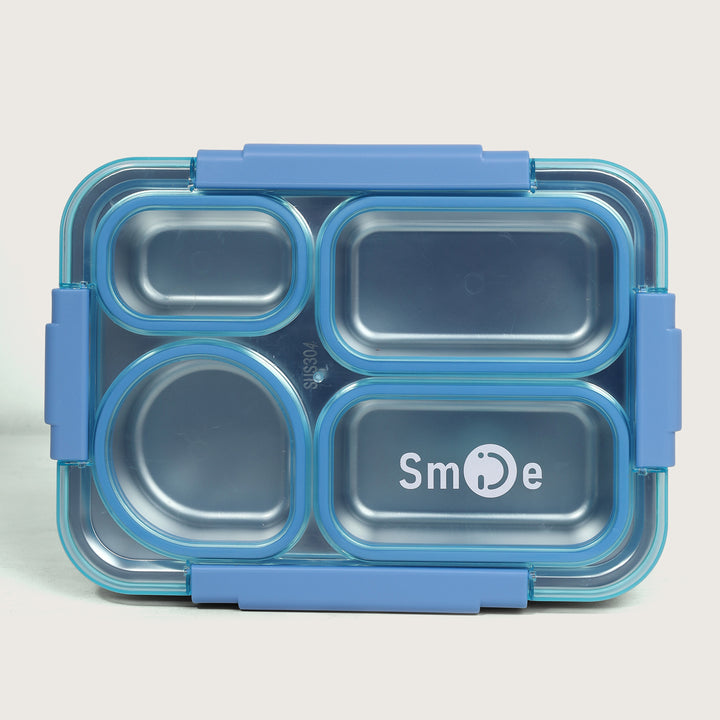 Airtight Square Lunch Box 27x20 CM - Blue