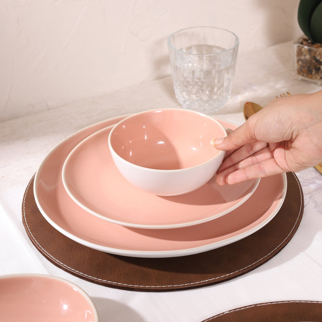 Cottage Side Bowl Pink Set of 6