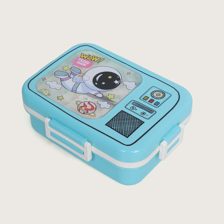 Airtight Square Lunch Box 23X19 CM - Blue