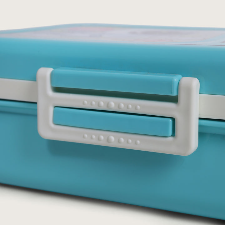 Airtight Square Lunch Box 23X19 CM - Blue