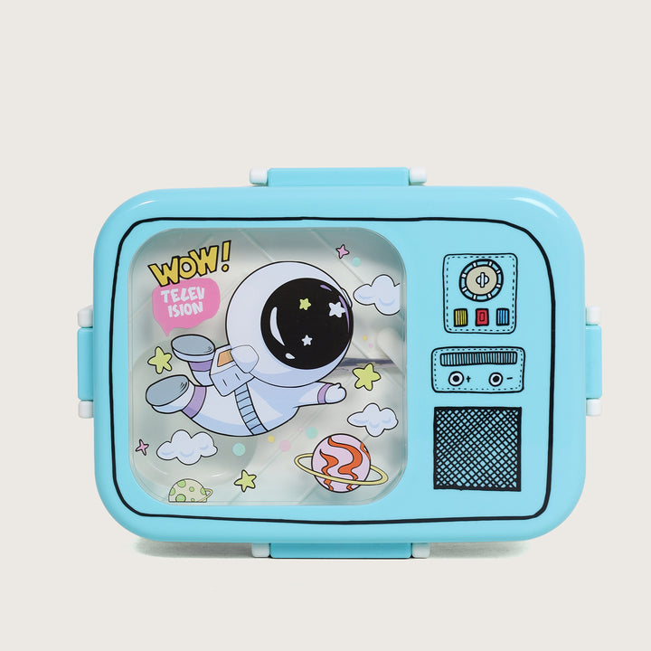 Airtight Square Lunch Box 23X19 CM - Blue