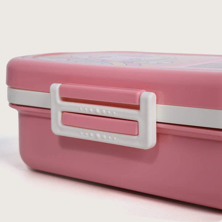 Airtight Square Lunch Box 23X19 CM - Pink