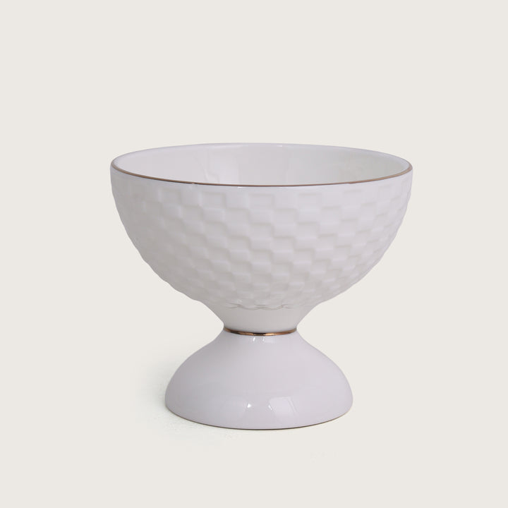 Dessert Bowl with Ceramic Spoons Set of 6