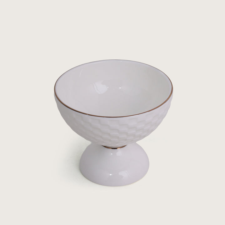 Dessert Bowl with Ceramic Spoons Set of 6